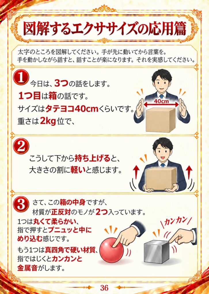 図解するエクササイズの応用篇：箱の話